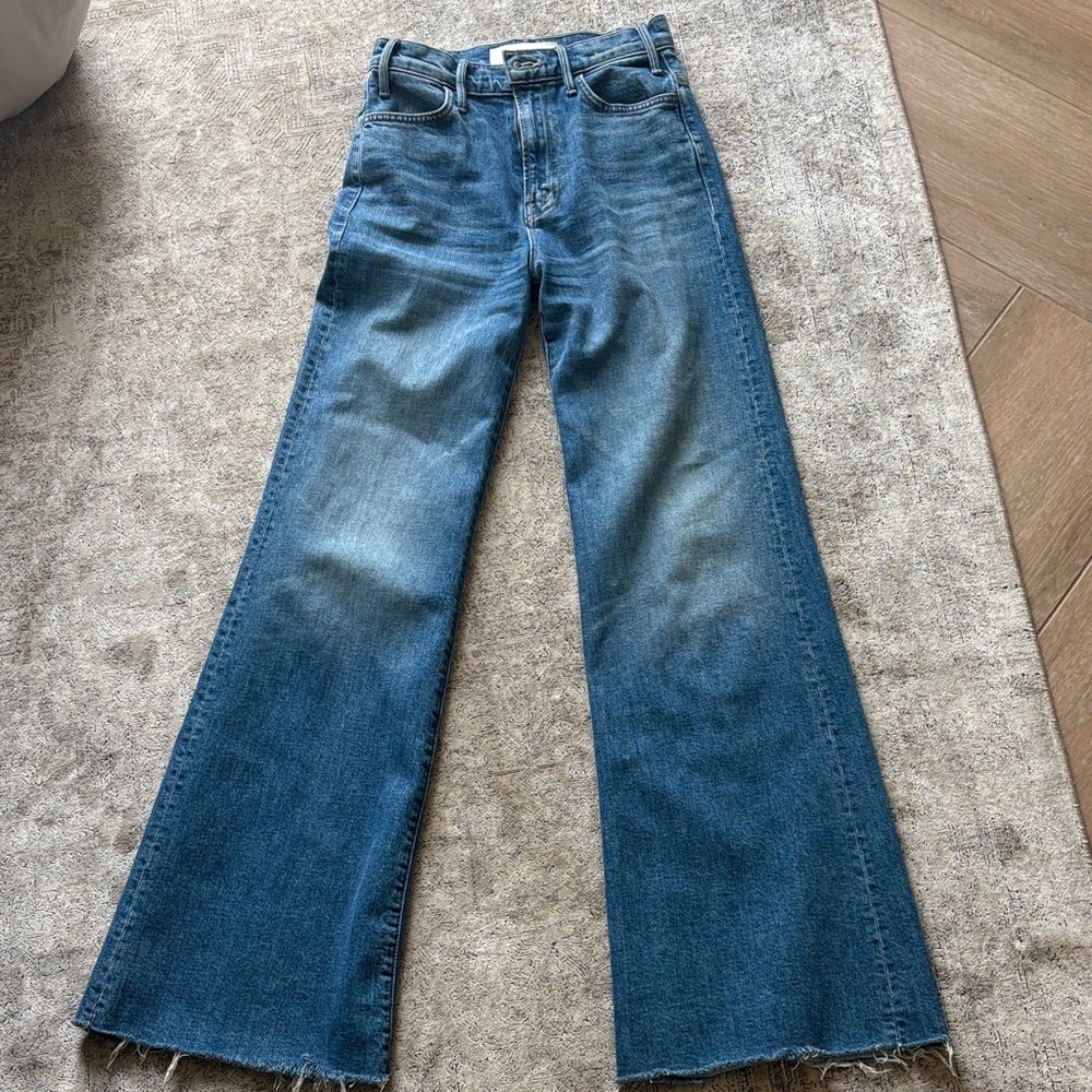 Mother the hustler, roller heel, free jeans